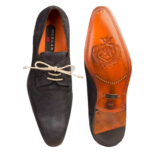 Mezlan Euclid Suede Shoes Gray