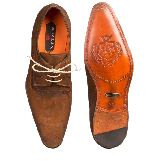 Mezlan Euclid Suede Shoes Tan