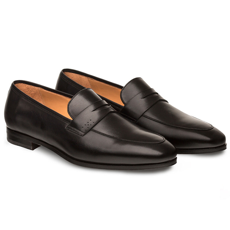 Mezlan Fabrizi Penny Loafers Black