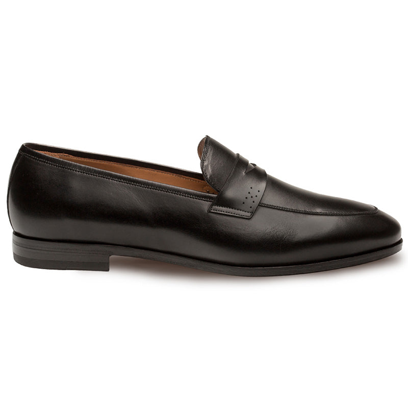 Mezlan Fabrizi Penny Loafers Black