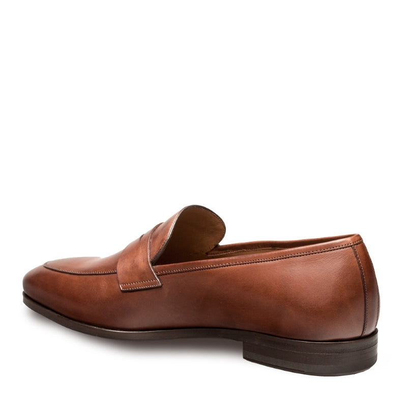 Mezlan Fabrizi Penny Loafers Cognac