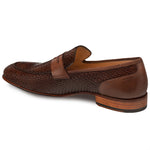 Mezlan Faro Woven Loafers Brown