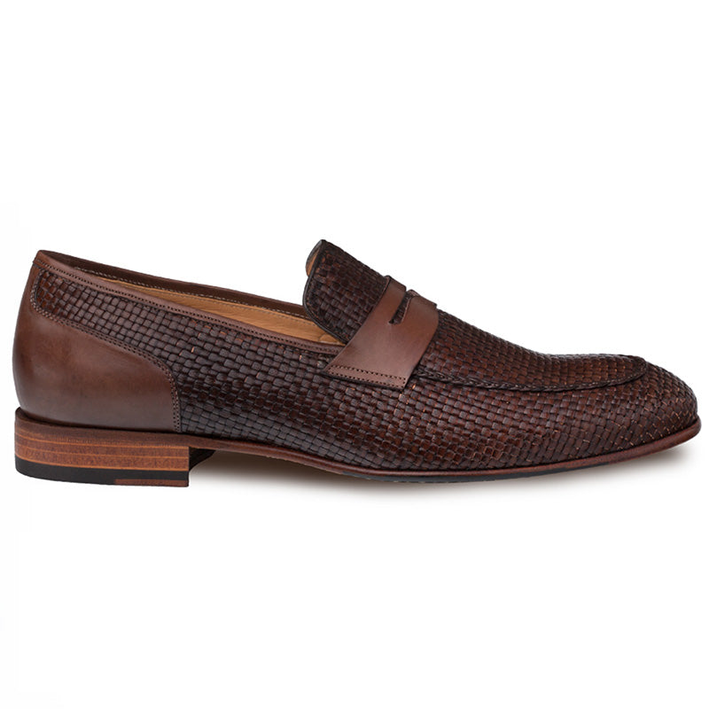 Mezlan Faro Woven Loafers Brown