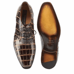 Mezlan Fernan Alligator Oxfords Brown / Beige