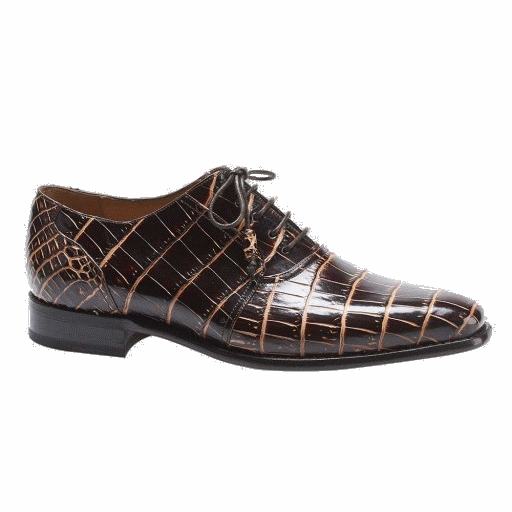 Mezlan Fernan Alligator Oxfords Brown / Beige