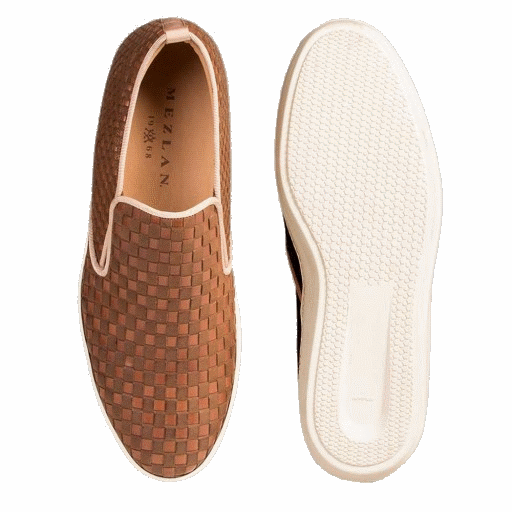 Mezlan Fermi Woven Sneakers Tabac