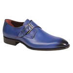 Mezlan Flores Monk Strap Shoes Blue