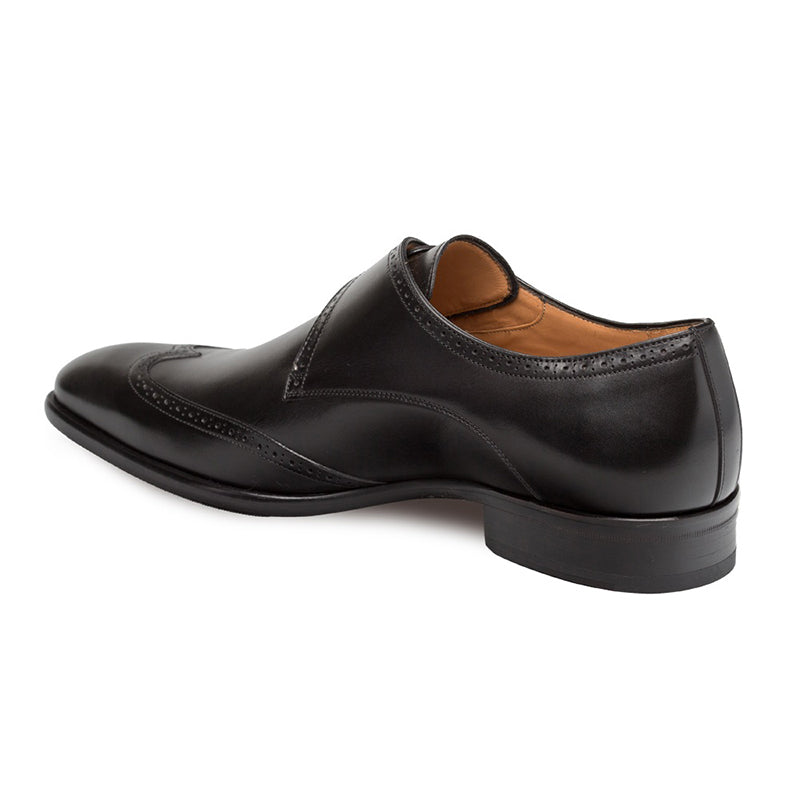 Mezlan Forest Wing Tip Oxford Black