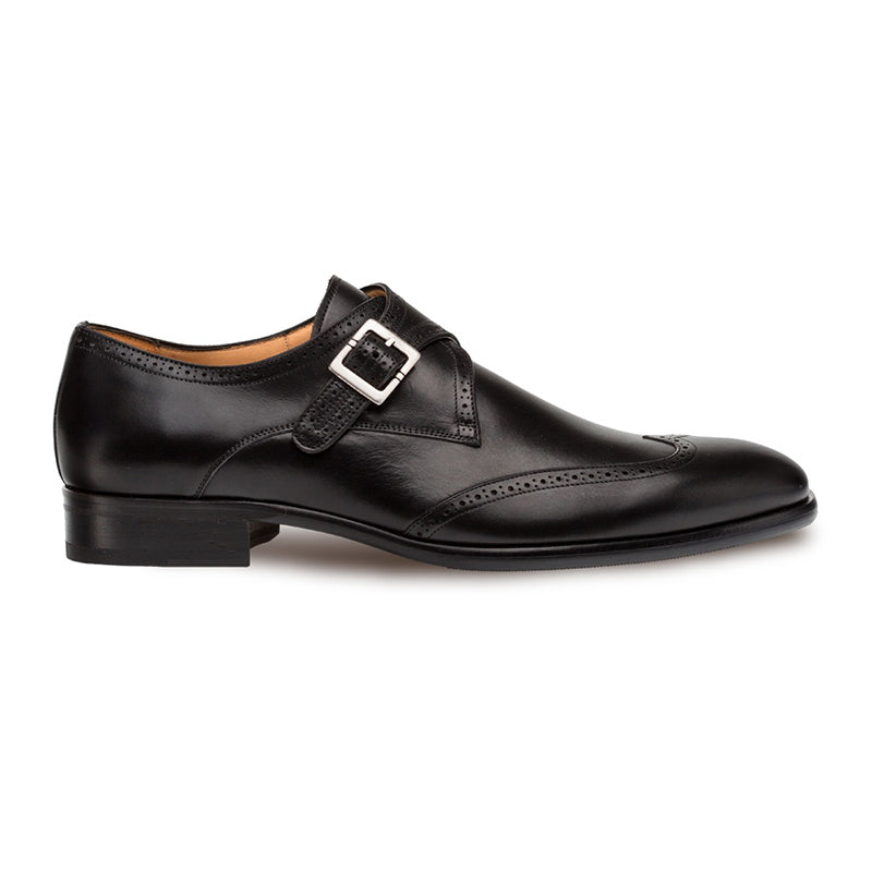 Mezlan Forest Wing Tip Oxford Black
