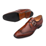 Mezlan Forest Wing Tip Oxford Cognac