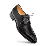 Mezlan Fratello Deerskin Split-toe Lace-up Derby Black (20937)