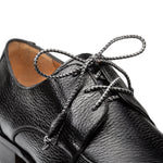 Mezlan Fratello Deerskin Split-toe Lace-up Derby Black (20937)