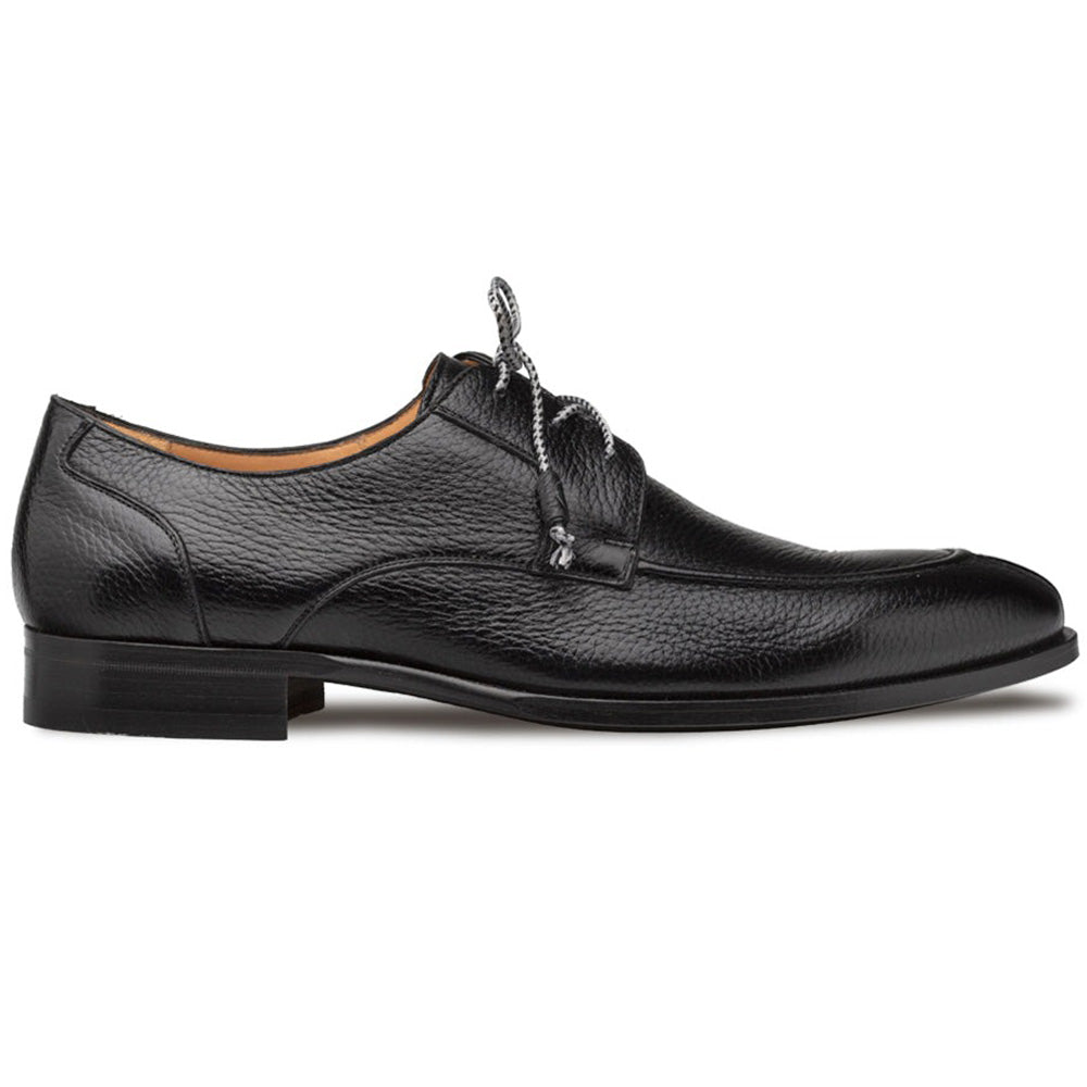 Mezlan Fratello Deerskin Split-toe Lace-up Derby Black