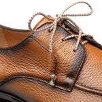 Mezlan Fratello Deerskin Split-toe Lace-up Derby Cognac (20937)