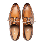 Mezlan Fratello Deerskin Split-toe Lace-up Derby Cognac (20937)