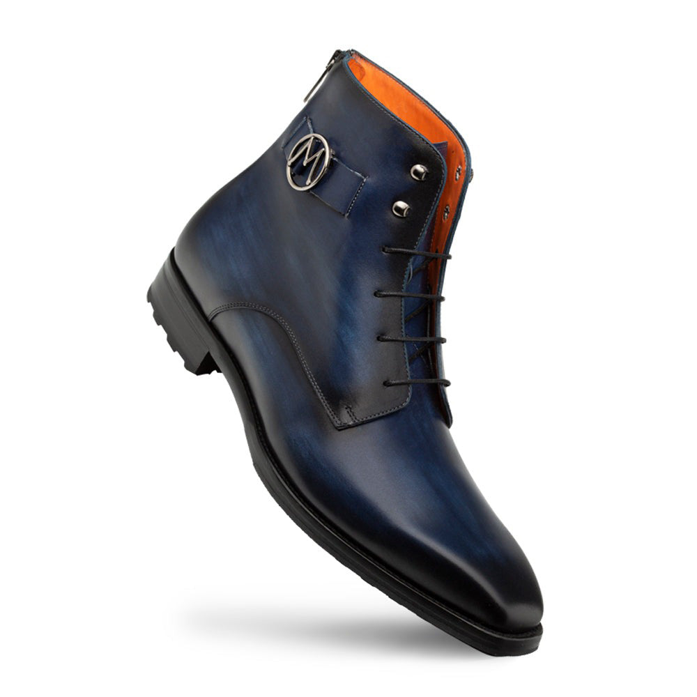 Mezlan Frontera Rugged Lace Boots Blue (20886)