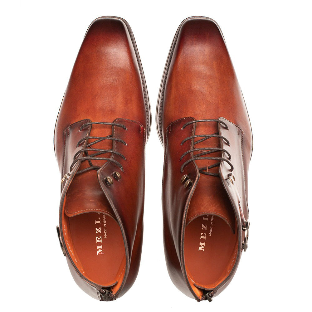 Mezlan Frontera Rugged Lace Boots Cognac / Rust (20886)
