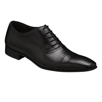 Mezlan Fulton Cap Toe Shoes Black