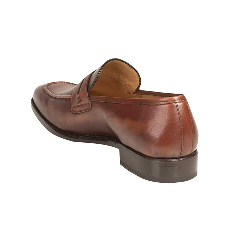 Mezlan G103 Calfskin Penny Loafer Cognac