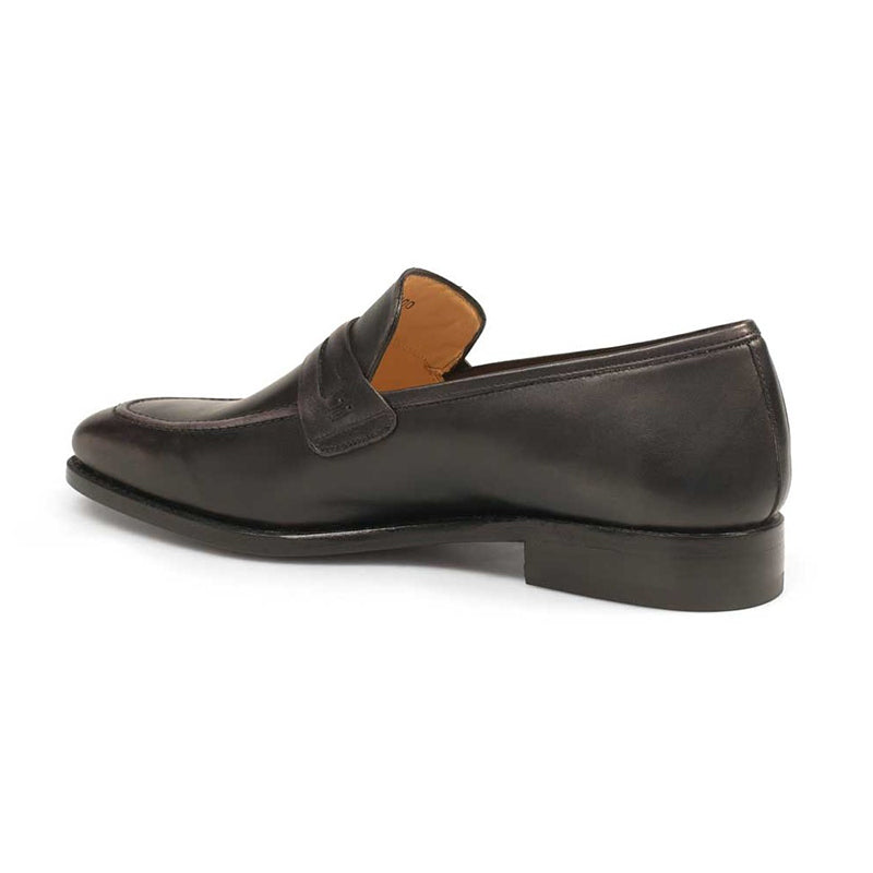 Mezlan G103 Calfskin Penny Loafer Graphite
