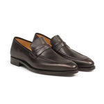 Mezlan G103 Calfskin Penny Loafer Graphite