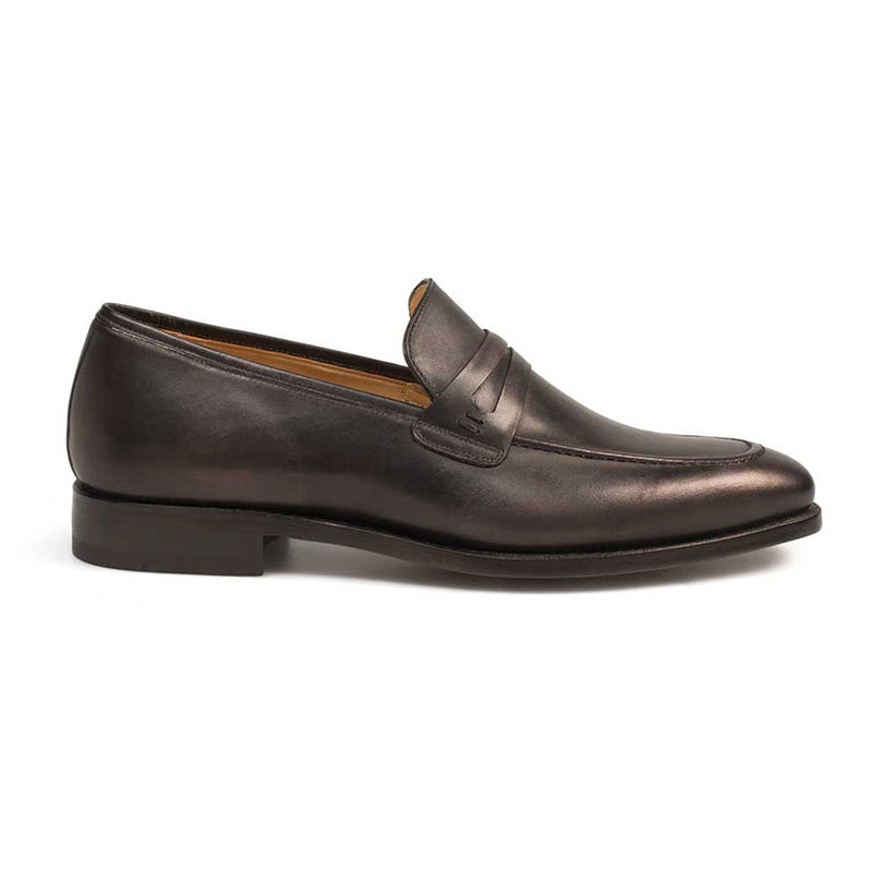 Mezlan G103 Calfskin Penny Loafer Graphite