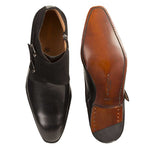 Mezlan G113 Calfskin / Suede Boots Black