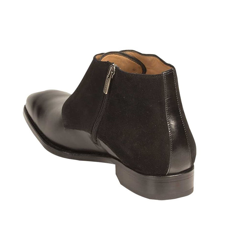 Mezlan G113 Calfskin / Suede Boots Black