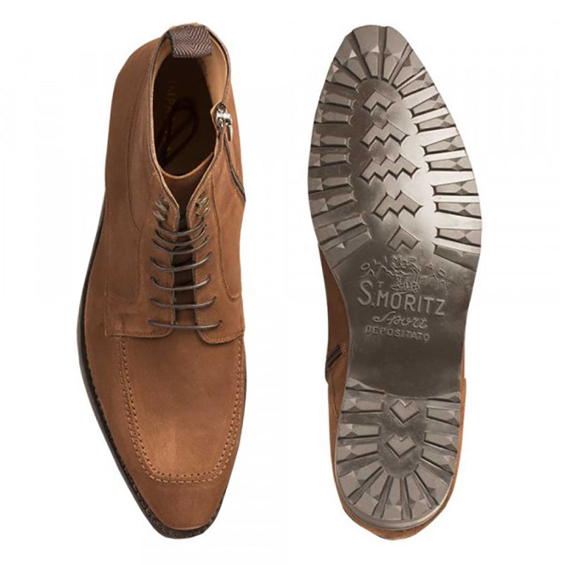 Mezlan G123 suede boots brown