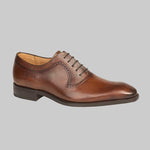 Mezlan G126 Medallion Shoes Dark Brown