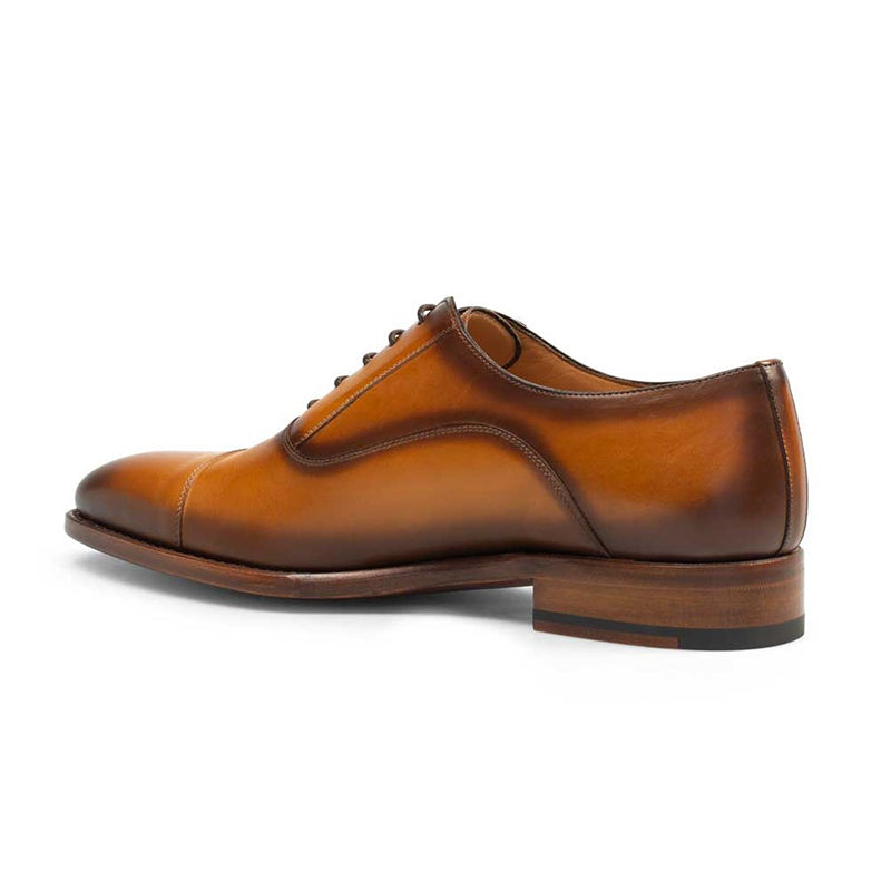 Mezlan G197 Calfskin Blucher Shoes Honey