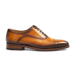 Mezlan G197 Calfskin Blucher Shoes Honey