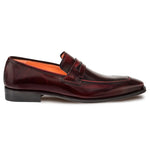 Mezlan Galina Calfskin Penny Loafer Burgundy