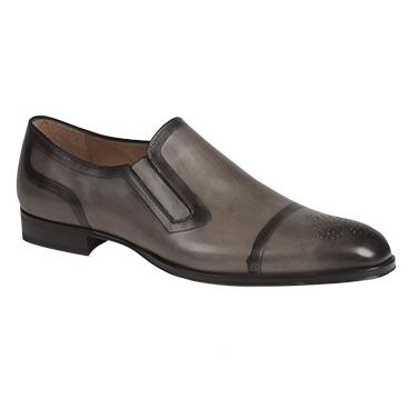 Mezlan Gallego Cap Toe Loafers Light Gray