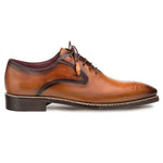 Mezlan Gavino Calfskin Medallion Toe Blucher Cognac
