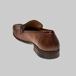 Mezlan Ghedini Calfskin Mocassin Shoes Cognac / Brown
