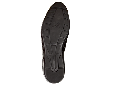 Mezlan Glasgow Crocodile Sneakers Black