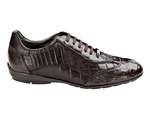 Mezlan Glasgow Crocodile Sneakers Brown