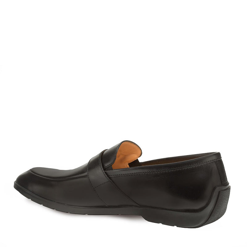 Mezlan Granby Calfskin Monkstrap Shoes Black (9805)