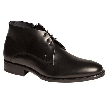Mezlan Grassi Calfskin Chukka Boots Black