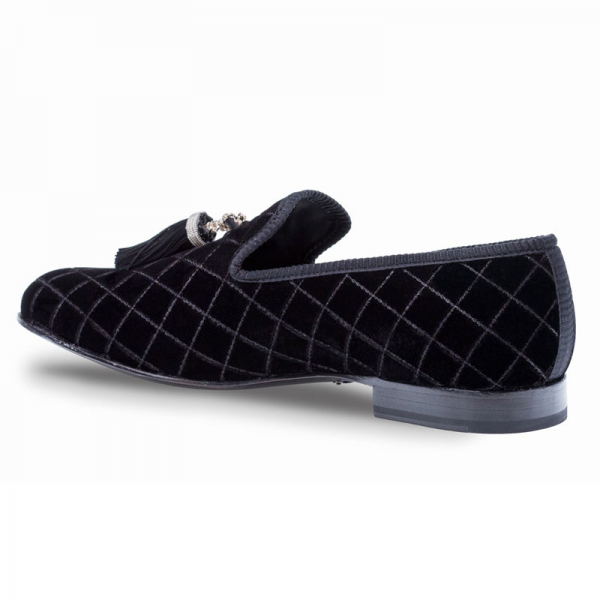 Mezlan Grey Loafers Black