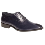 Mezlan Gritti Apron Toe Oxfords Royal Blue