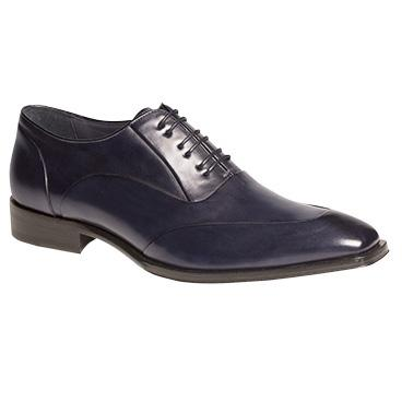 Mezlan Gritti Apron Toe Oxfords Royal Blue