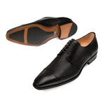 Mezlan Guerras Calfskin Oxfords Black