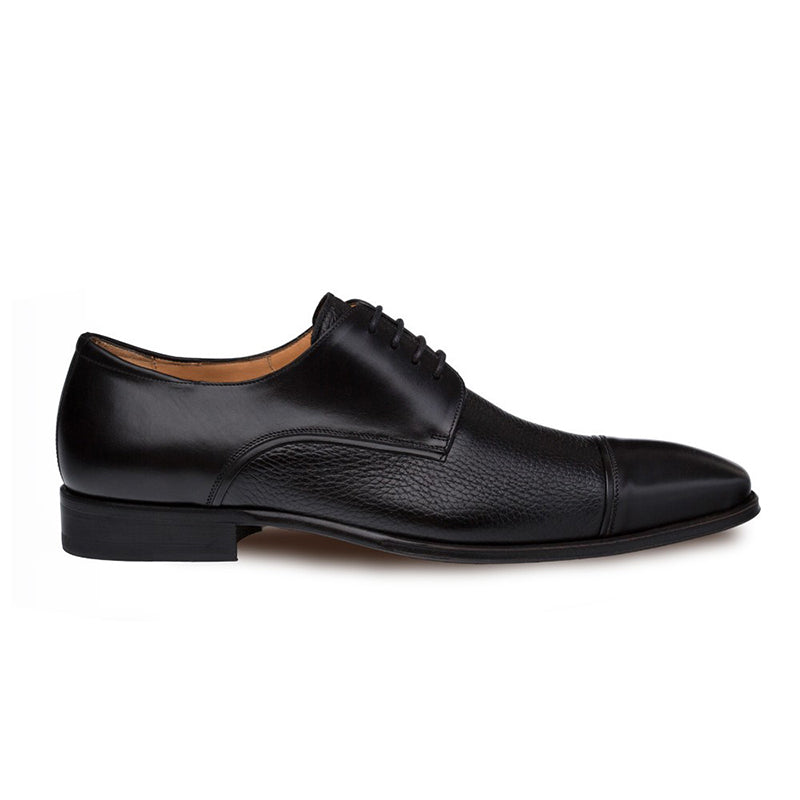 Mezlan Guerras Calfskin Oxfords Black