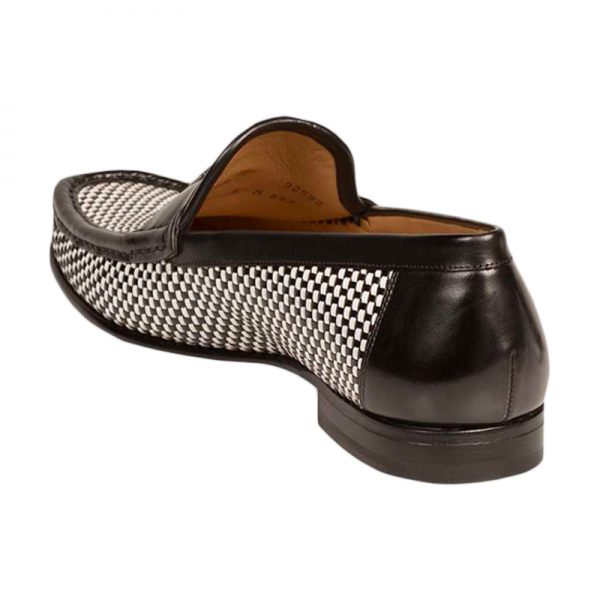Mezlan Hallman Spectator Loafers Black / White