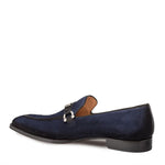 Mezlan Halsey Suede Slip-on Shoes Blue (9728)