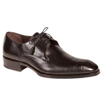 Mezlan Harper Medallion Toe Lace Up Shoes Black