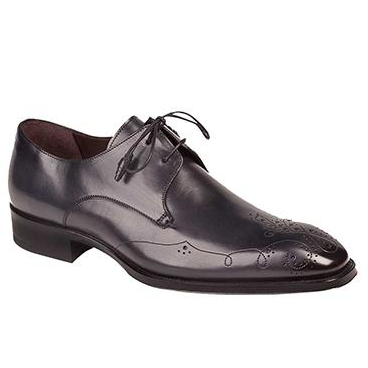 Mezlan Harper Medallion Toe Lace Up Shoes Blue