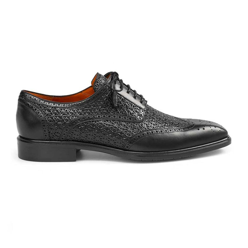 Mezlan Haydn Wing Tip Blucher Black